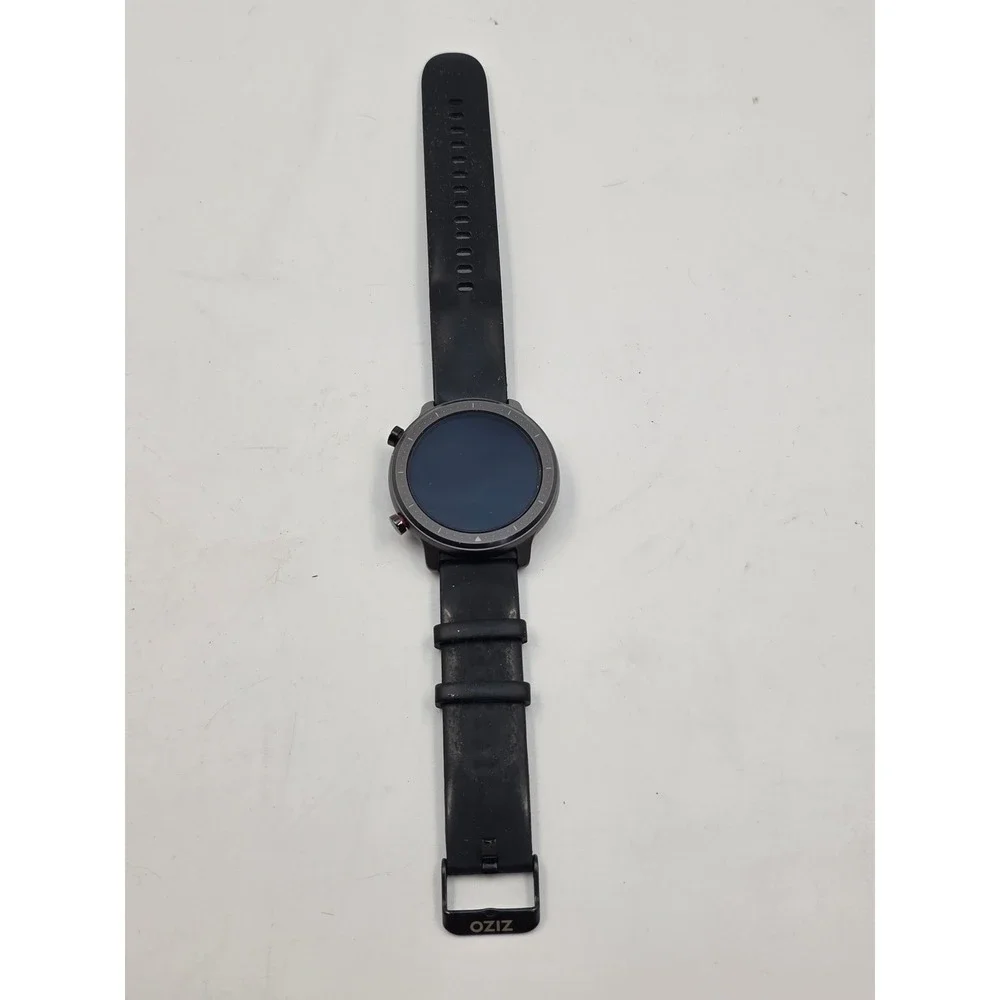 Zizo Tyme‎ Elite Smartwatch Black Silicone Band Fitness Tracker Round Case